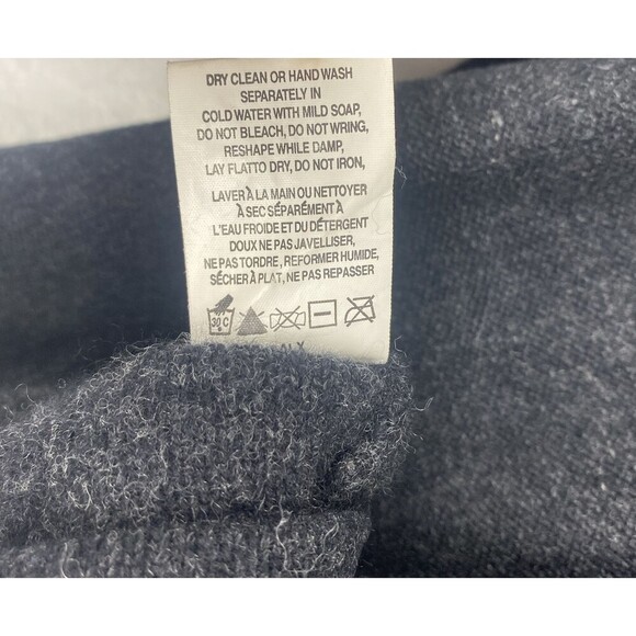 Columbia Sweater Womens Extra Large Gray Merino Wool Blend V Neck Pullover - Picture 6 of 7